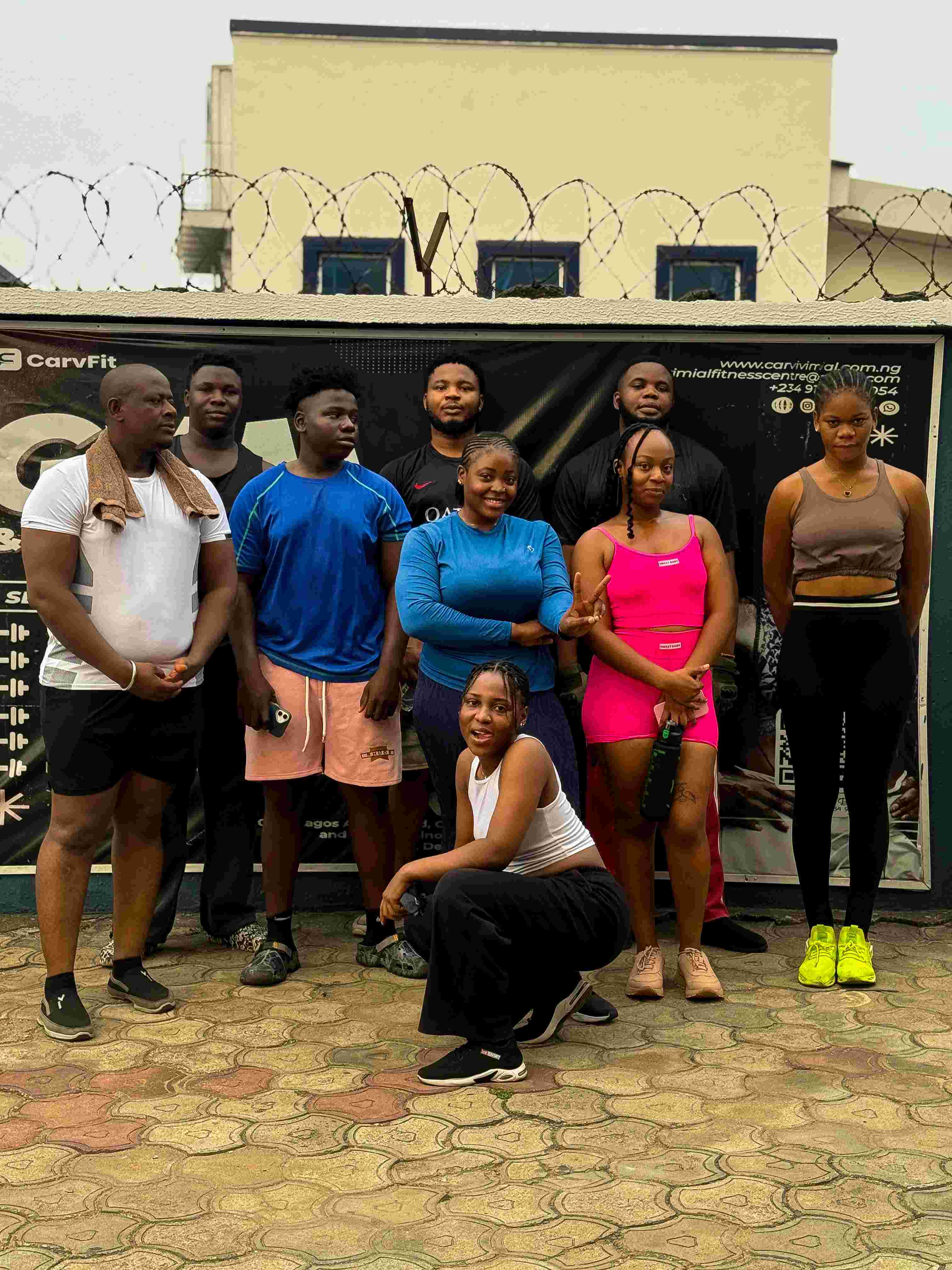 Carvfit community outside the gym